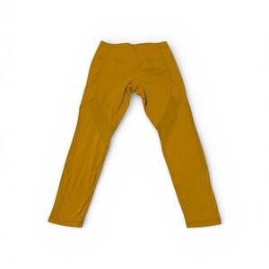 ZYIA Women’s Mustard Yellow Leggings w/Mesh